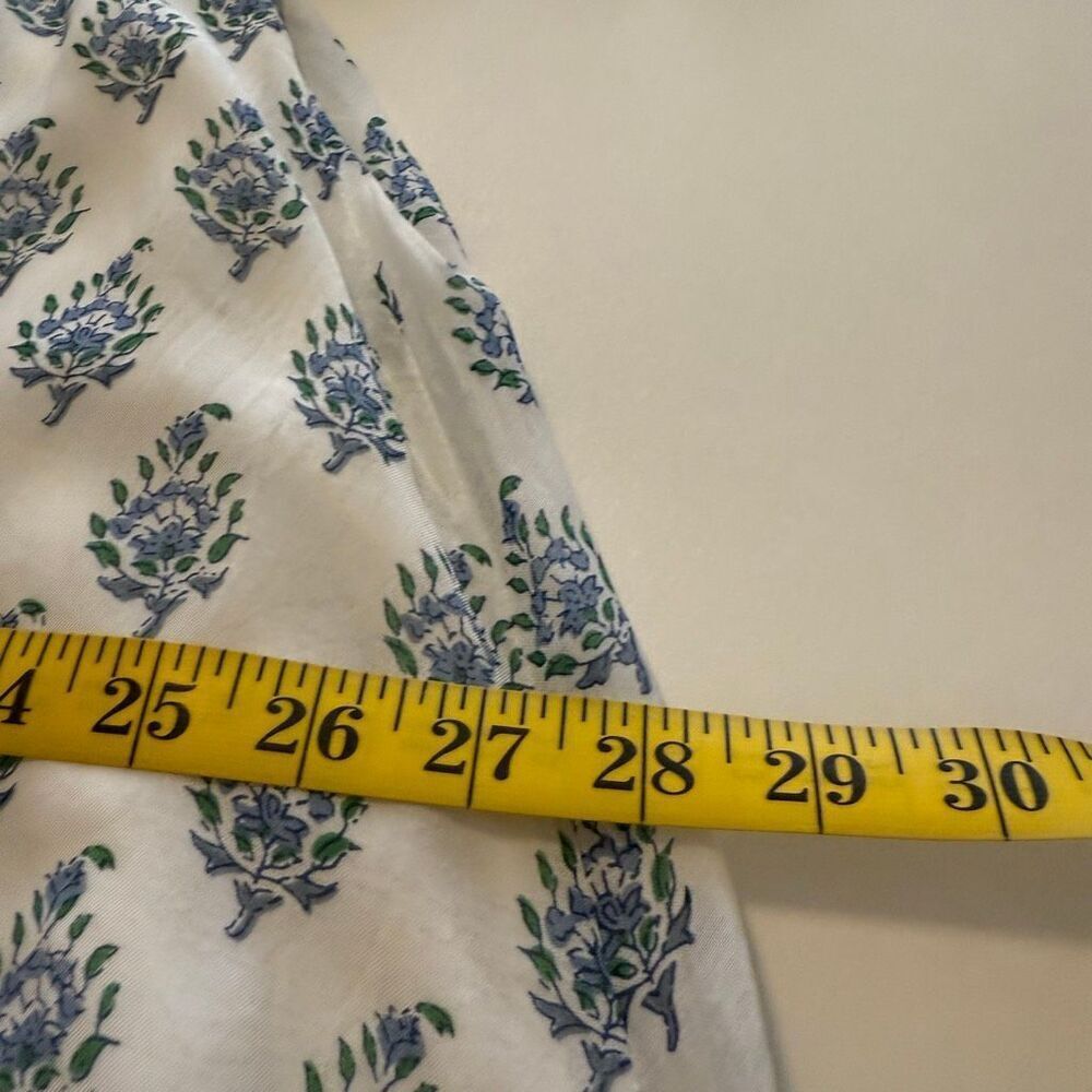 RockFlowerPaper Babydoll Dress Blue & White Bishop Sleeve Size S Boho, Cottageco - Picture 8 of 13